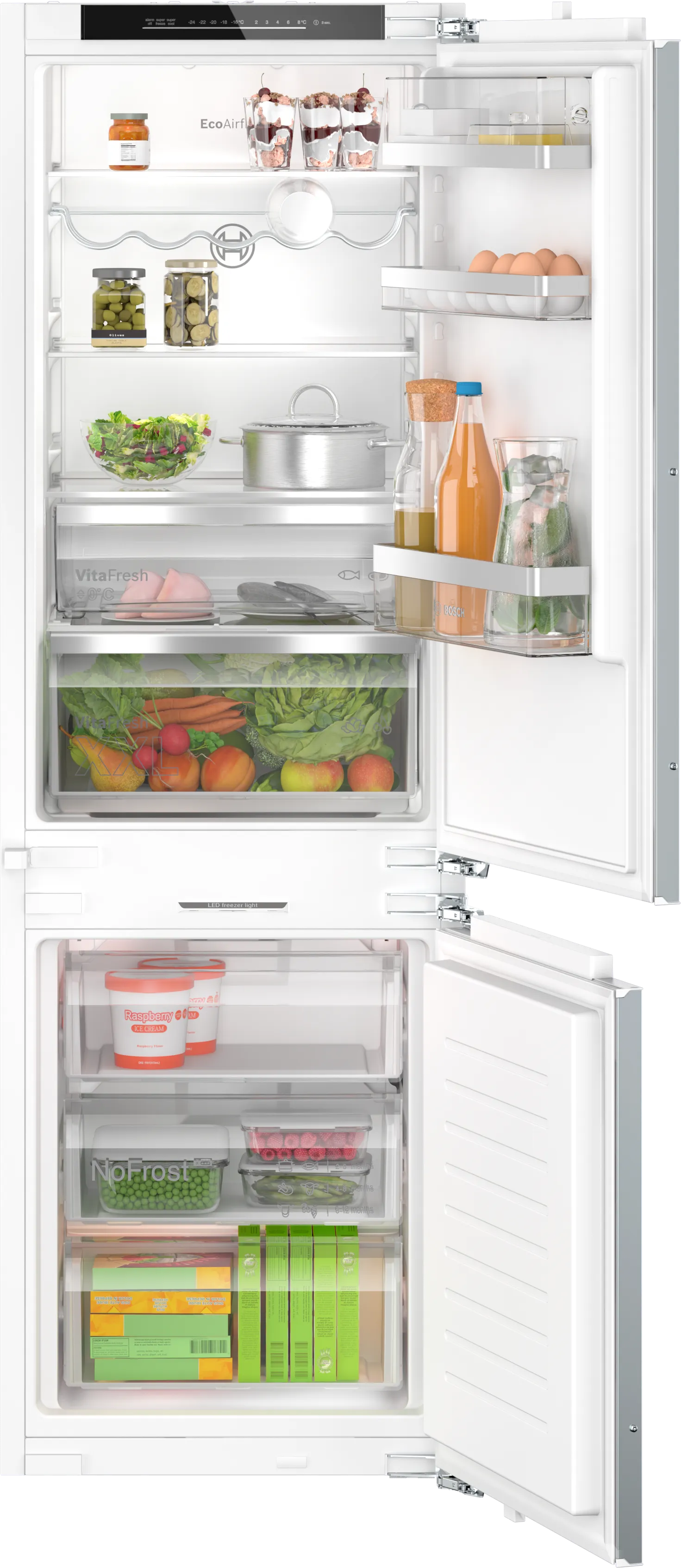 BOSCH KIN86ADB0 Serie 6 koel-/vriescombinatie - 178cm