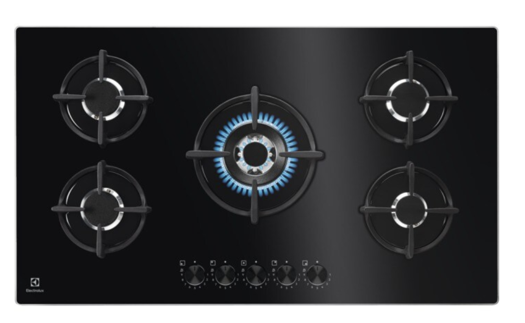 ELECTROLUX KGG95372K 600 gaskookplaat - 90cm