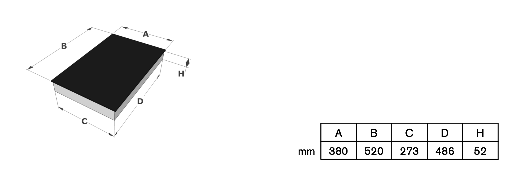 NOVY 3784 inductiekookplaat - domino