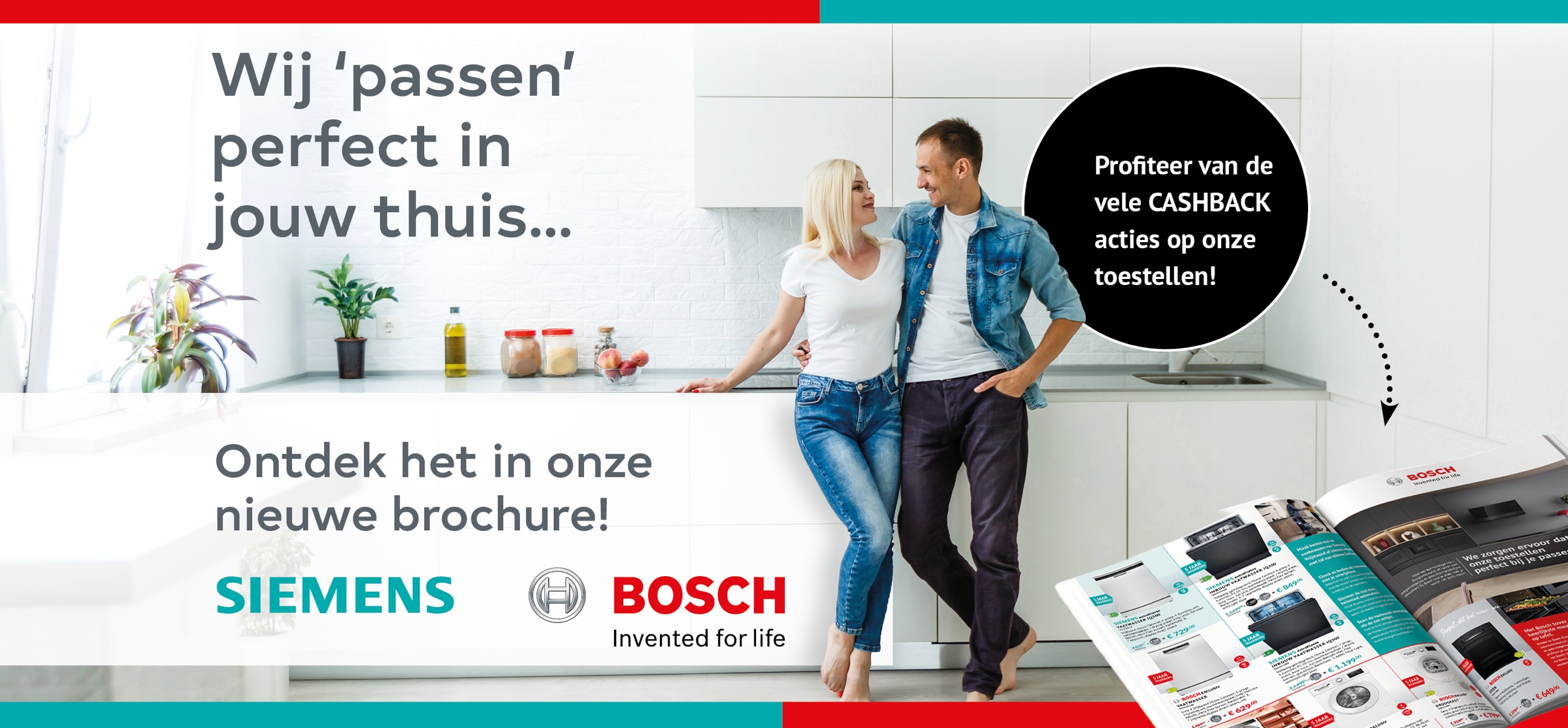Wij passen perfect in jouw thuis - Siemens en Bosch cashback brochure