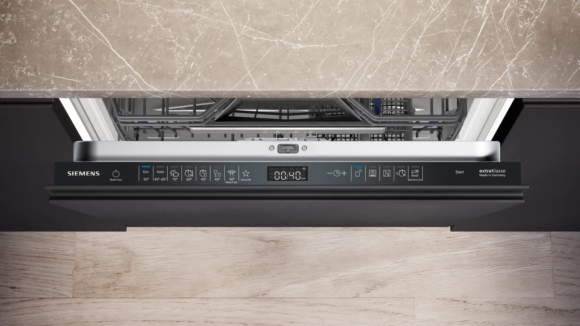 SIEMENS SN65EX14BE iQ500 vaatwasser volledig integreerbaar