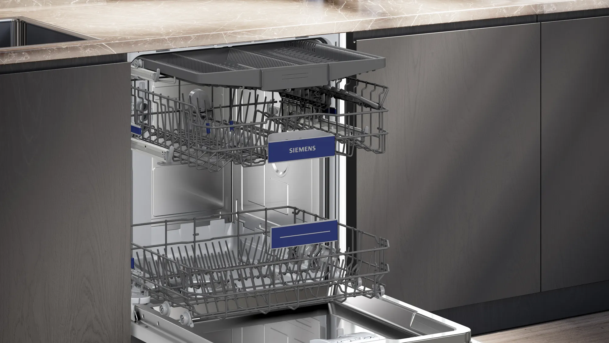 SIEMENS SN63EX06VE iQ300 vaatwasser volledig integreerbaar SIEMENS SN63EX06VE iQ300 vaatwasser volledig integreerbaar