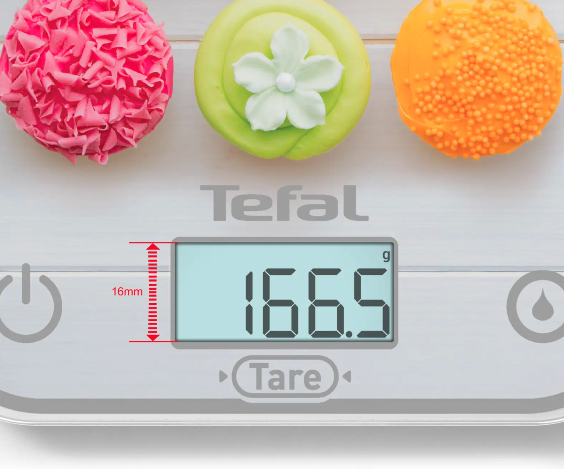TEFAL TEBC50D4V0 keukenweegschaal