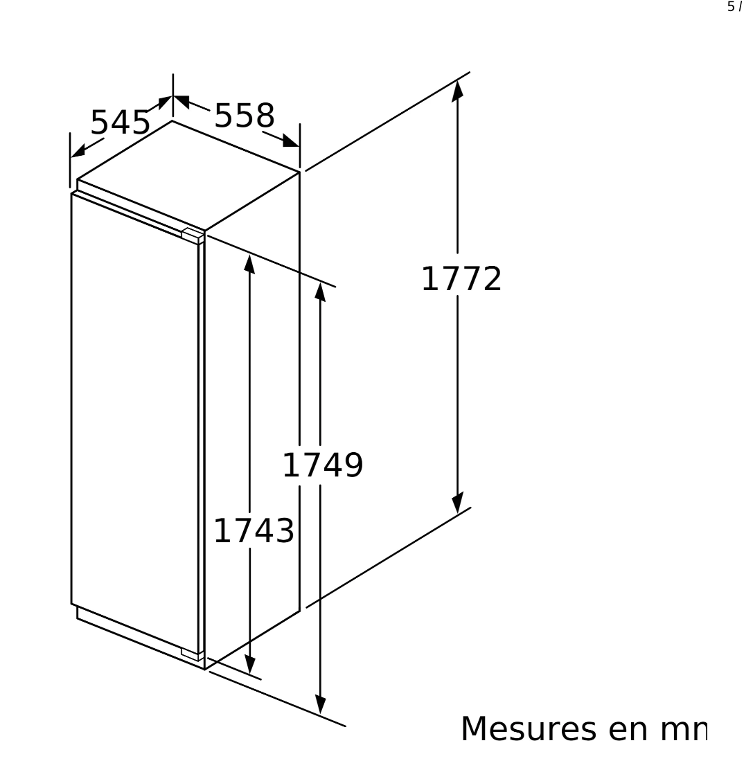 SIEMENS GI81NACE0 IQ500 inbouw vriezer - 178cm