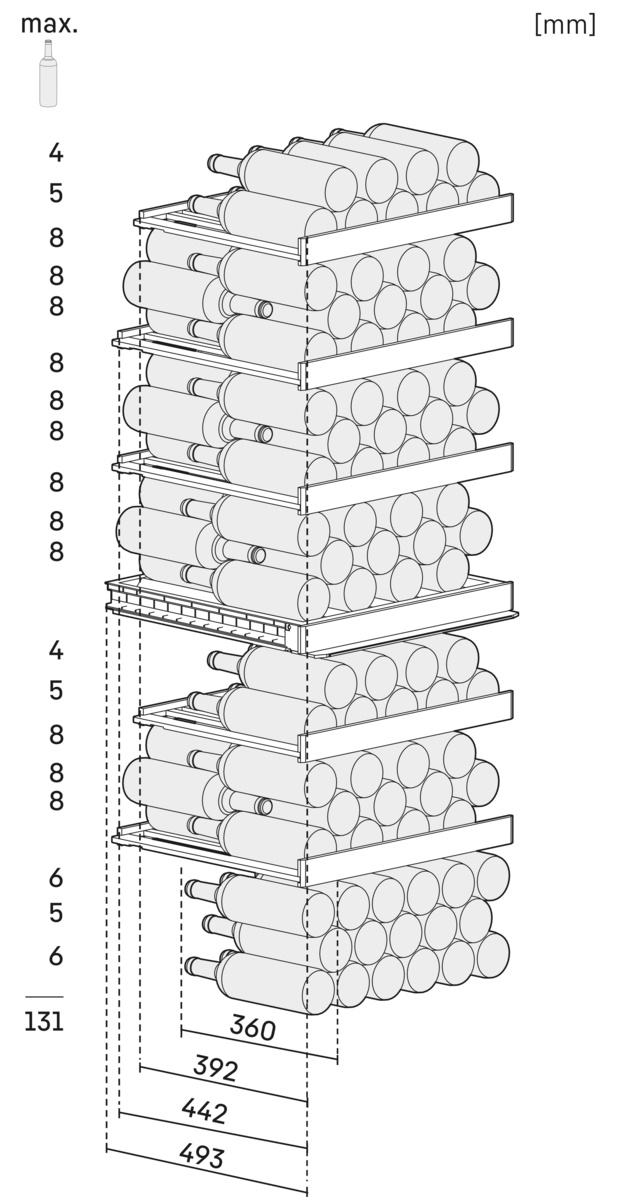 LIEBHERR WPBSI505220 vrijstaande wijnklimaatkast