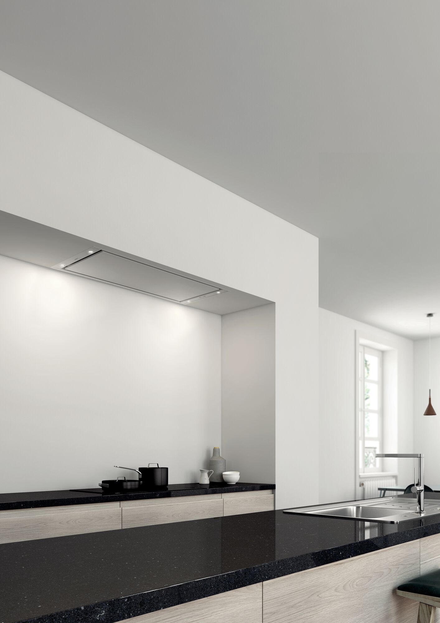 NOVY 6841 Pureline plafonddampkap - 120cm