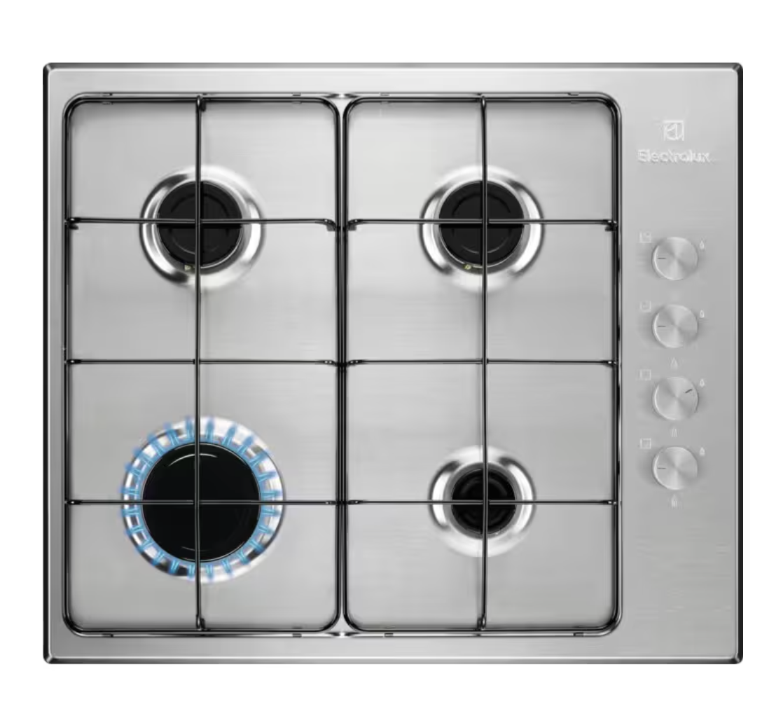 ELECTROLUX KGS6404SX 300 gaskookplaat - 60cm