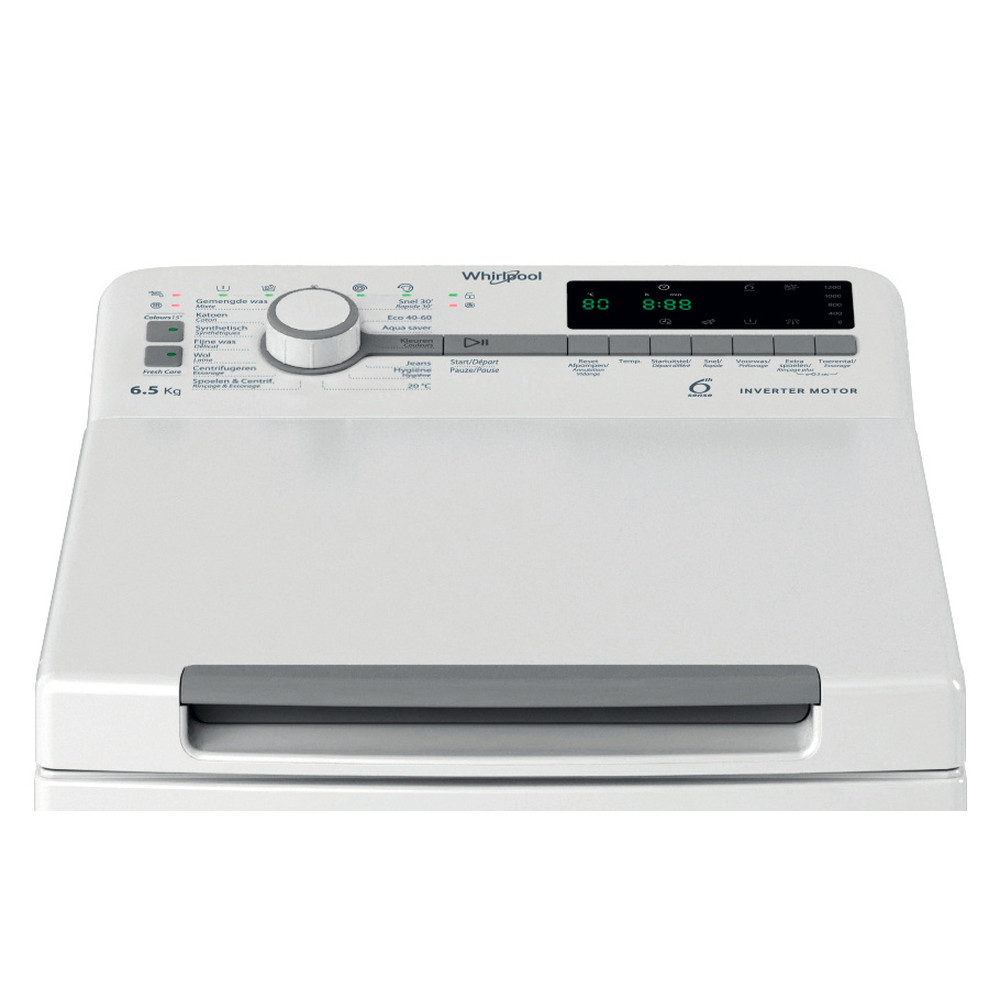 WHIRLPOOL TDLR65251BBE wasmachine - bovenlader