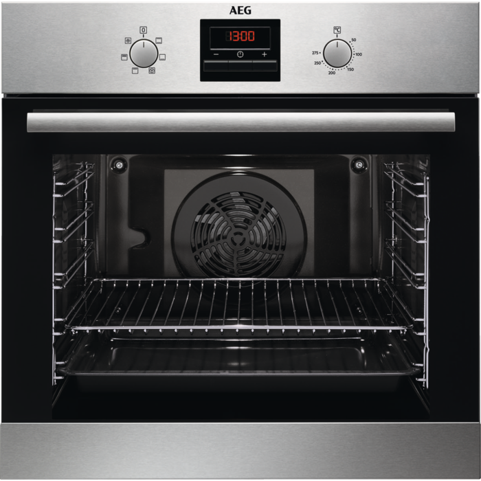 AEG BES33101ZM 6000 multifunctionele oven - 60cm AEG BES33101ZM 6000 multifunctionele oven - 60cm