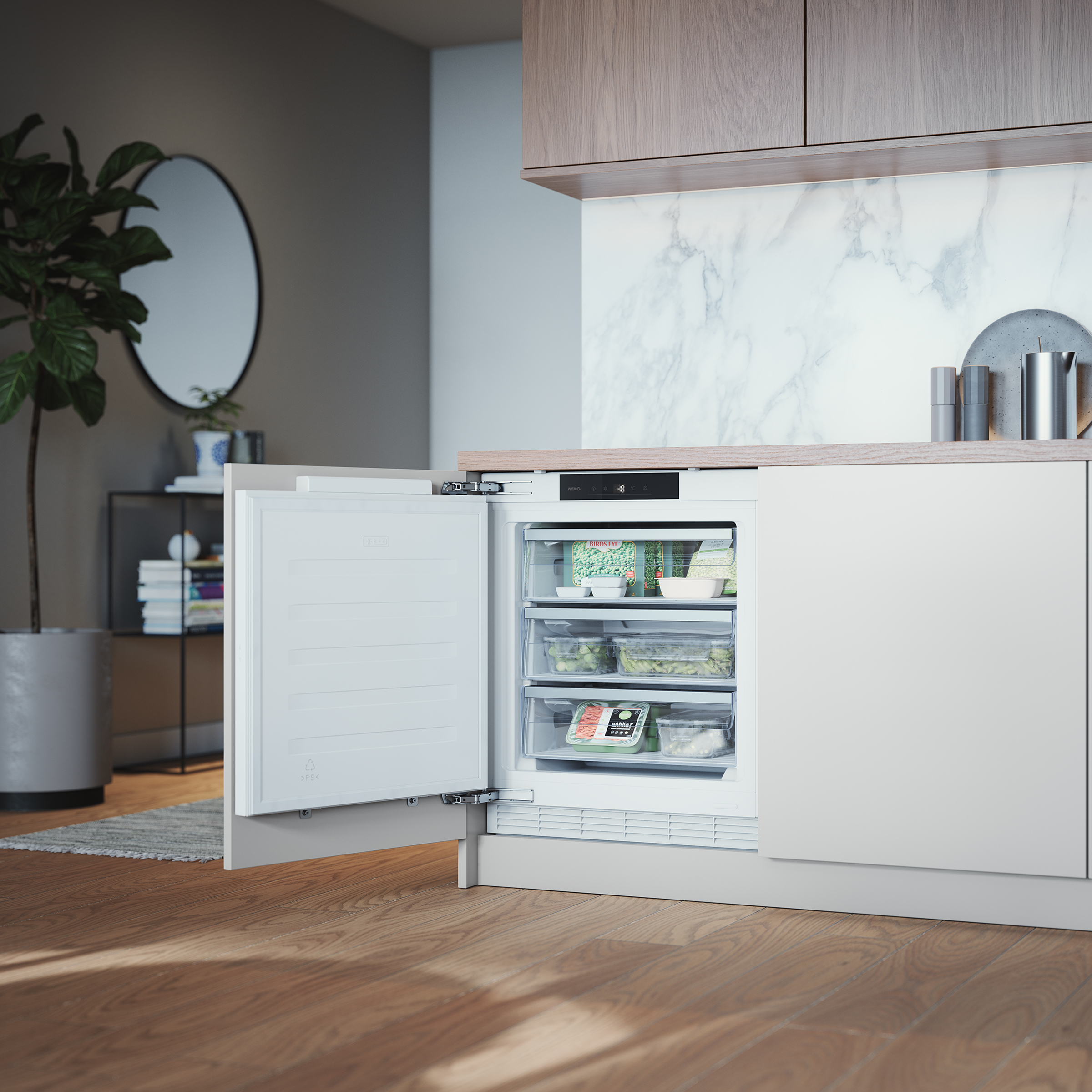 ATAG KU2590C onderbouw vriezer