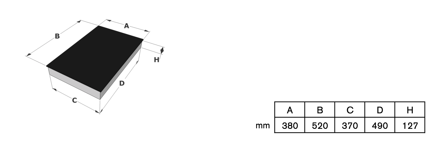 NOVY 3773 inductiekookplaat - domino