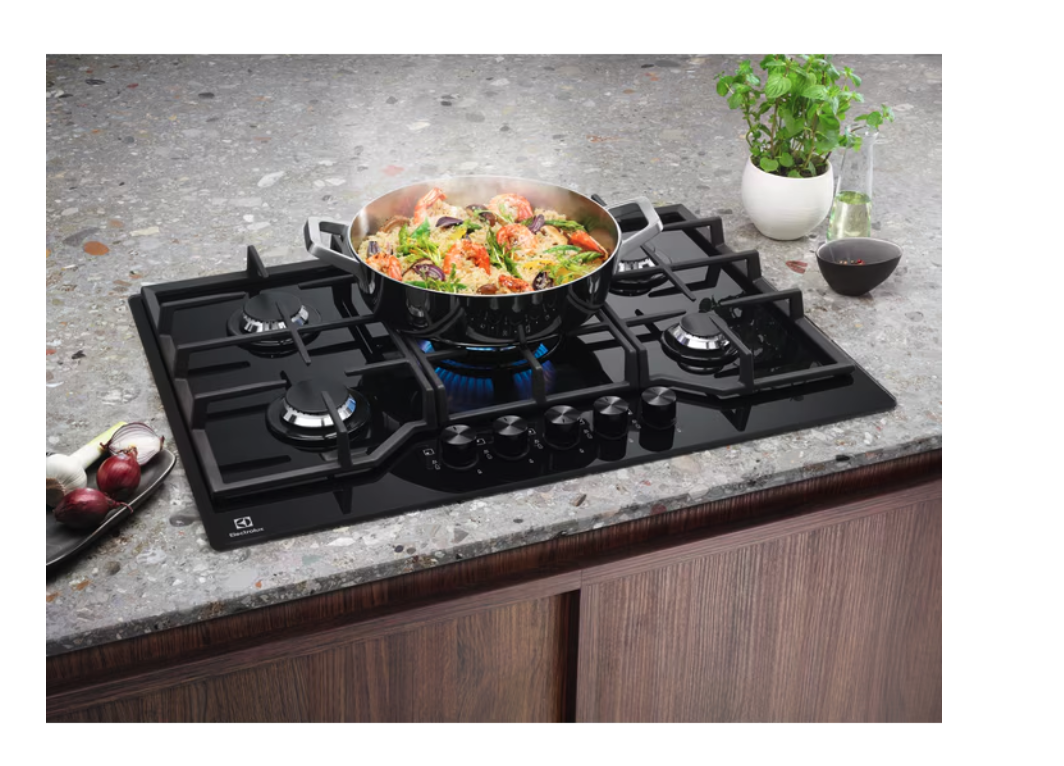 ELECTROLUX KGG7567K 600 gaskookplaat - 75cm