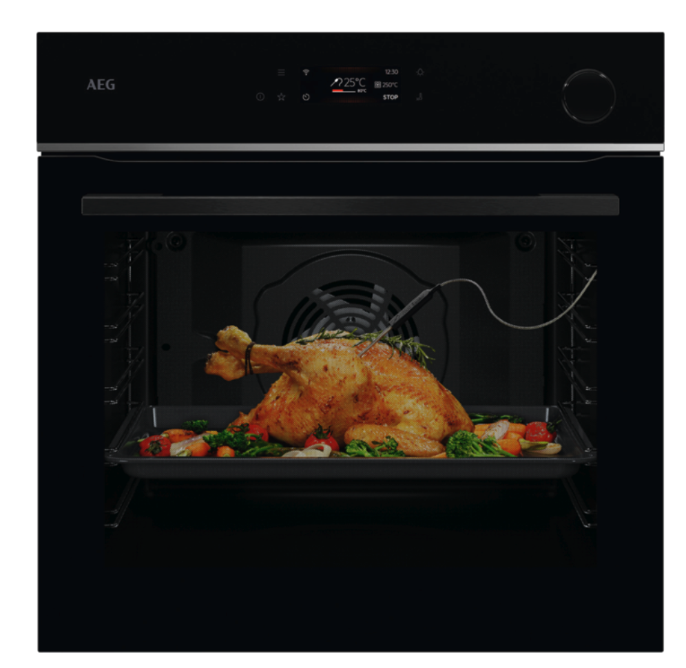 AEG TR7PB73FSB 7000 multifunctionele oven met stoomtoevoeging - 60cm 