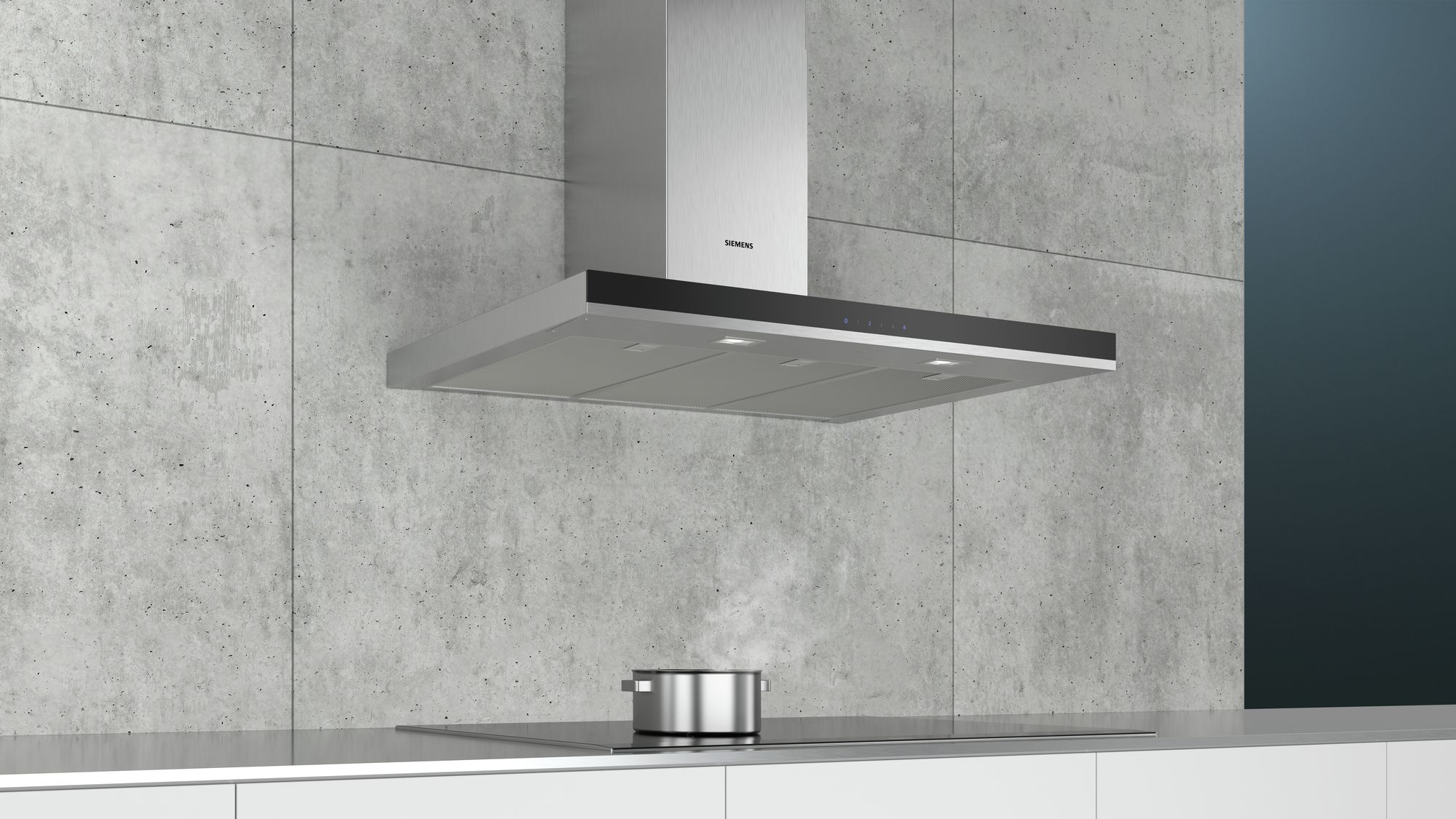 SIEMENS LC96BHM50 IQ300 wandschouwdampkap - 90cm SIEMENS LC96BHM50 IQ300 wandschouwdampkap - 90cm