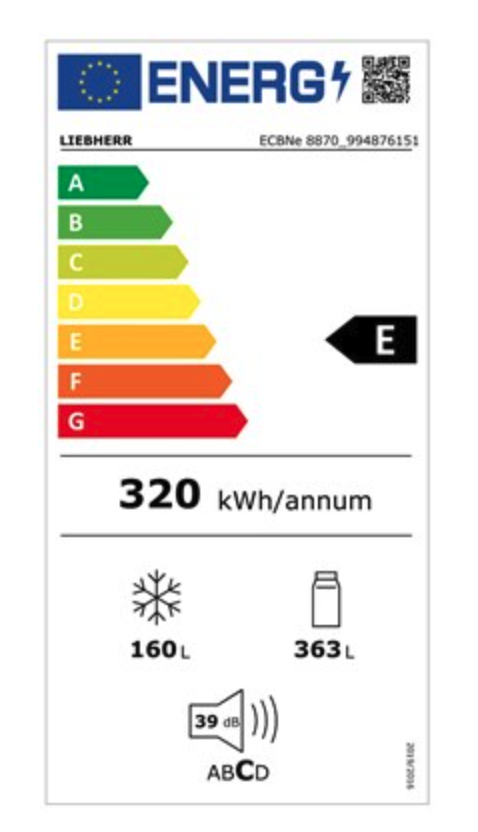 LIEBHERR ECBNE887020 koel-/vriescombinatie - 203cm