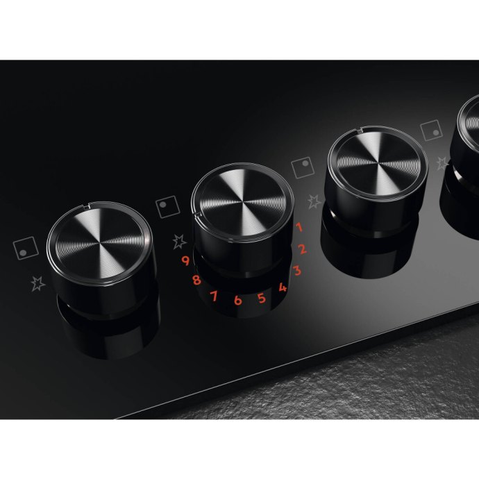 AEG HKB75453NB 8000 gaskookplaat - 75cm AEG HKB75453NB 8000 gaskookplaat - 75cm