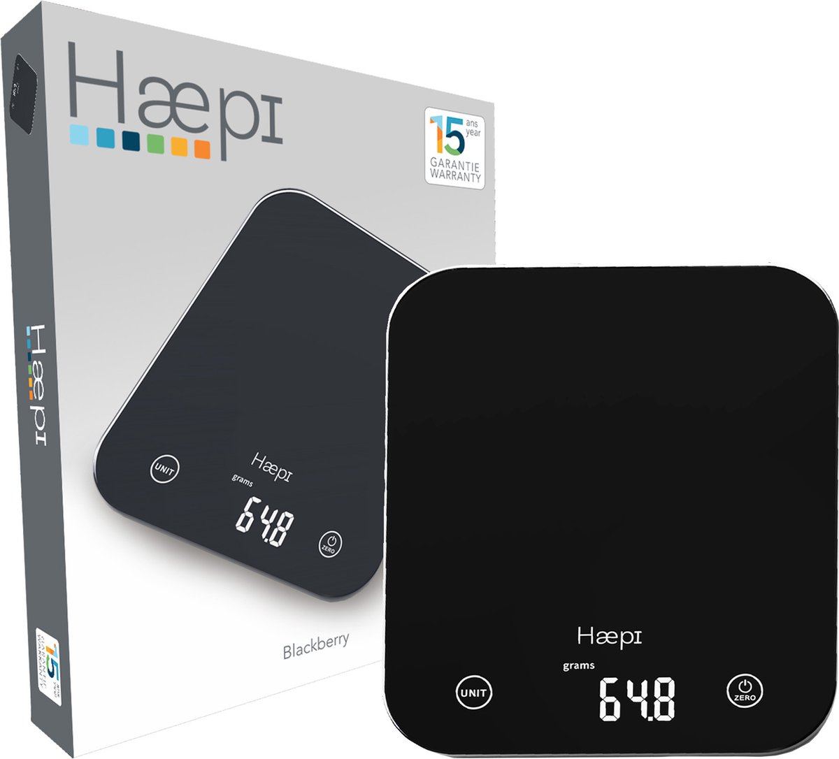 HAEPI HAHI-BLACKBERRY keukenweegschaal