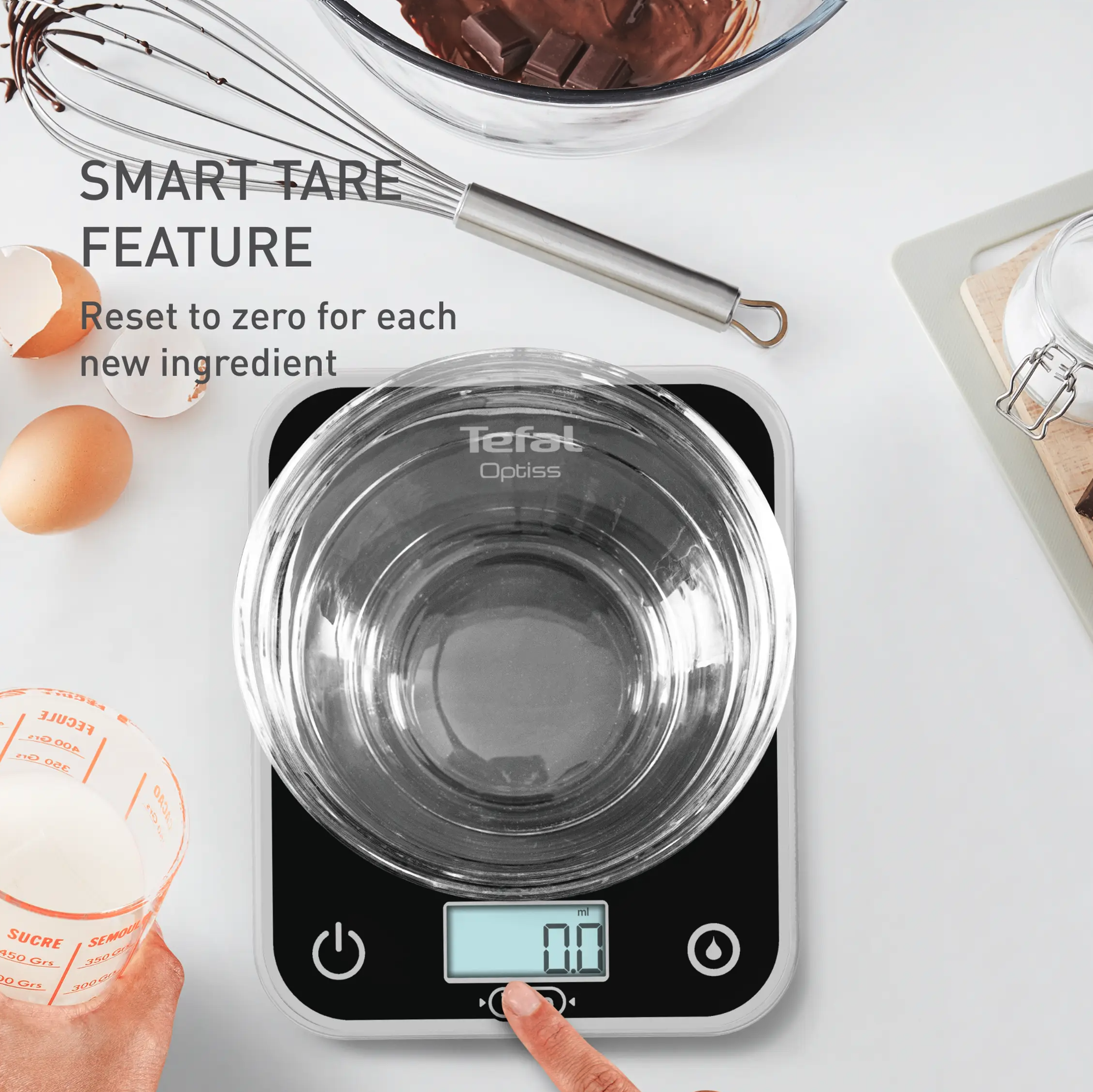 TEFAL TEBC50U5VO keukenweegschaal