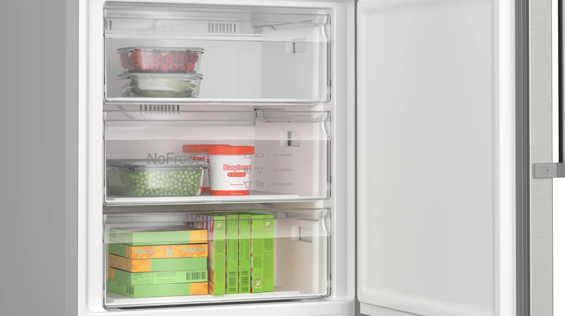 BOSCH KGN49AIBT SERIE 6 vrijstaande koel-/vriescombinatie - 203cm