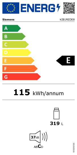 SIEMENS KI81REDE0 IQ500 koelkast zonder vriesvak - 178cm SIEMENS KI81REDE0 IQ500 koelkast zonder vriesvak - 178cm