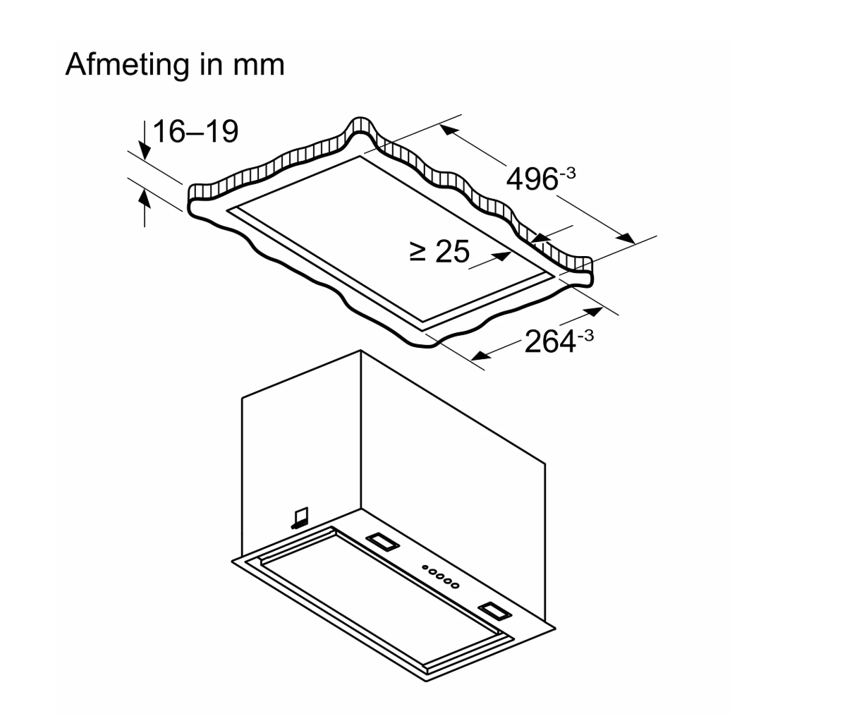 SIEMENS LB56NAC50 iQ500 inbouwgroep - 52cm
