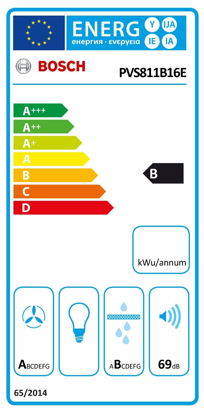 BOSCH PVS811B16E SERIE 4 kookplaat met afzuiging - 80cm