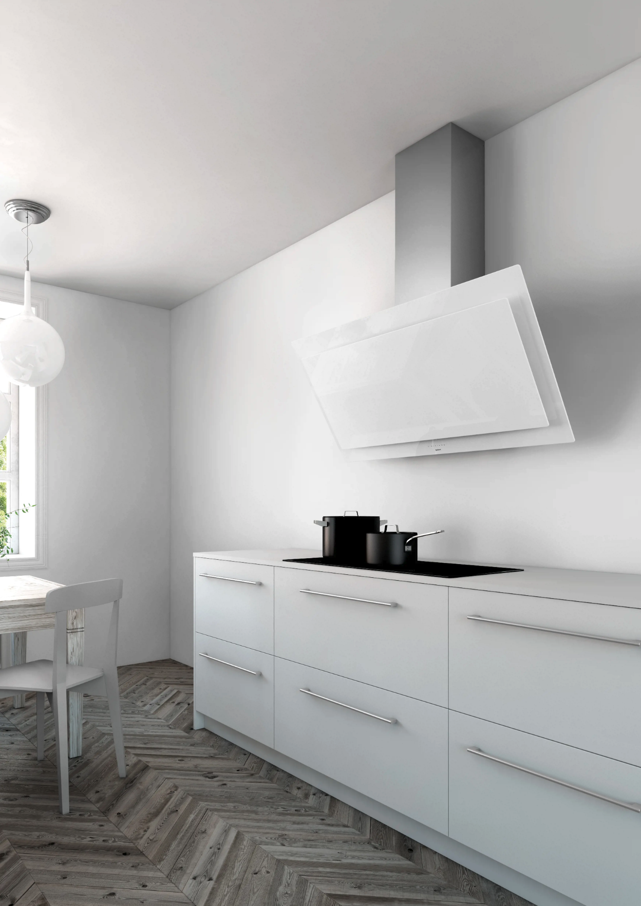 NOVY 7831 Vision headfree dampkap - 90cm