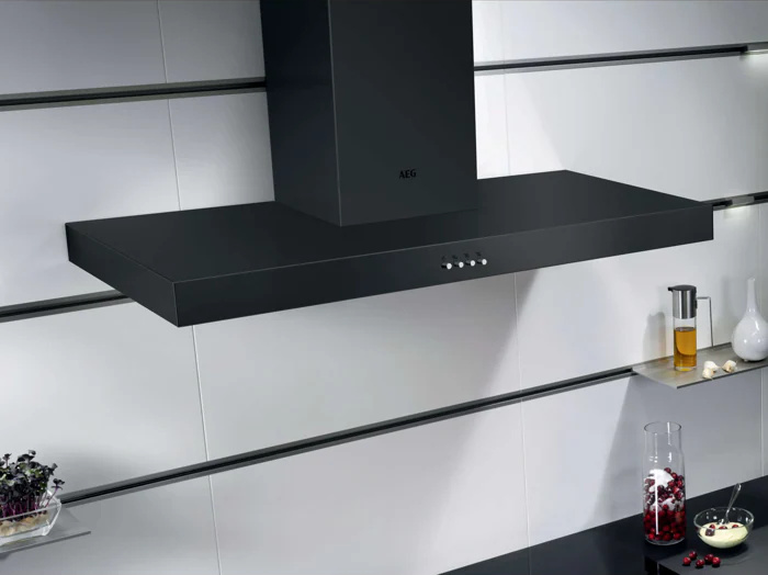AEG DBE5951B wandschouwdampkap - 90cm
