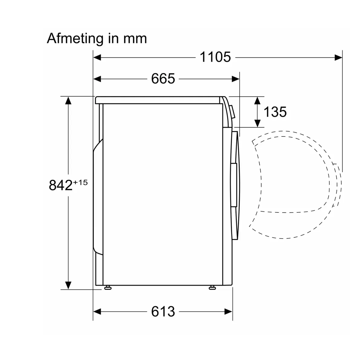 BOSCH WTH85200FG SERIE 4 droogkast - warmtepomp