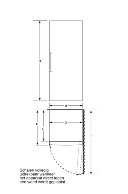 SIEMENS GS58NAWCV IQ500 vrijstaande vriezer - 191cm